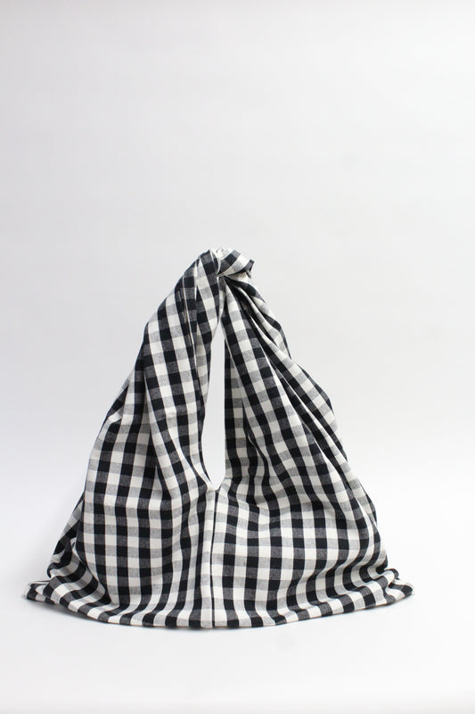 Black Jack - Gingham Tote Bag Large